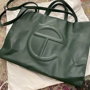 Large Dark Olive Telfar